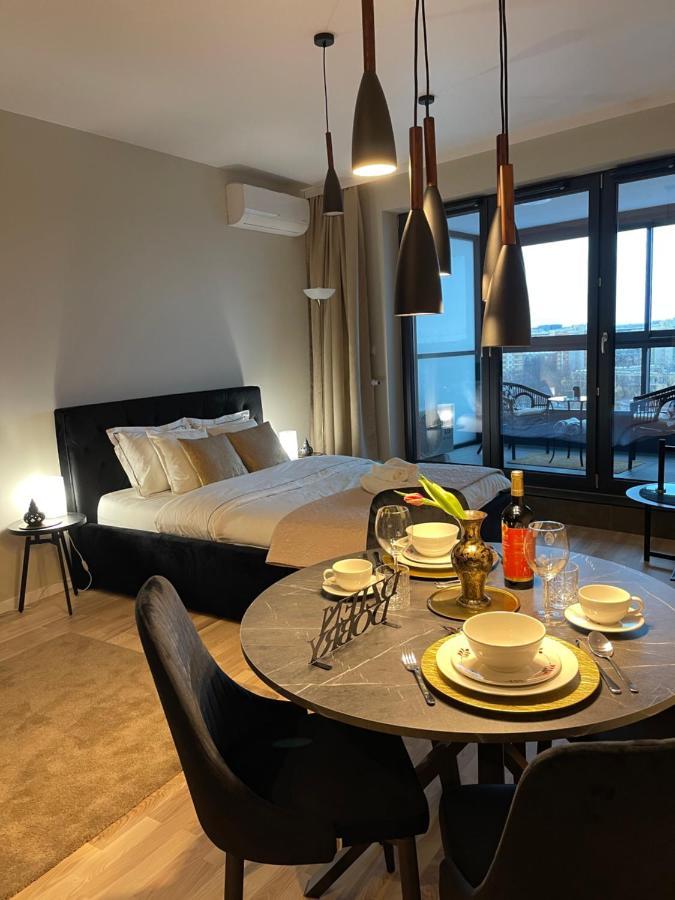 Ferienwohnung Vistula Terraces 10Th Floor Krakau Exterior foto